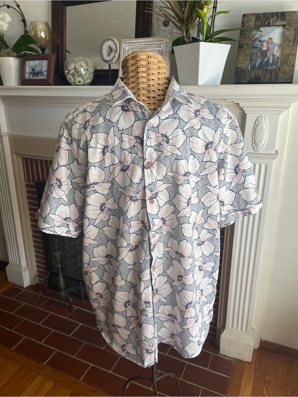 Ted Baker tropical Floral Button-Up Shirt 6